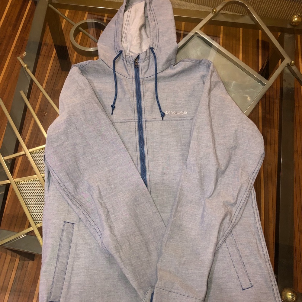Mens Columbia Sportwear Jacket Pullover Blue small